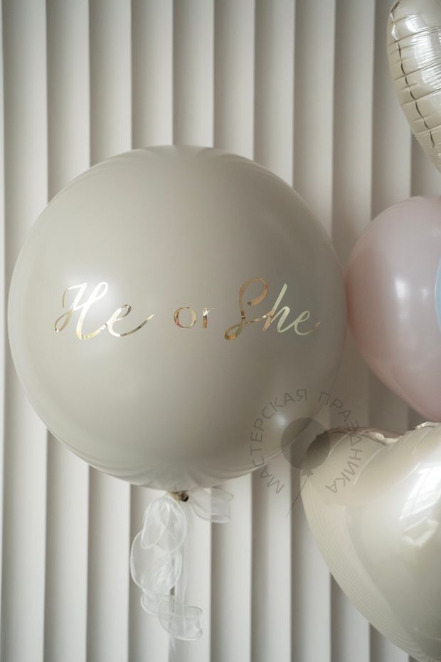 Шар на определение пола двойной (БГ-90)