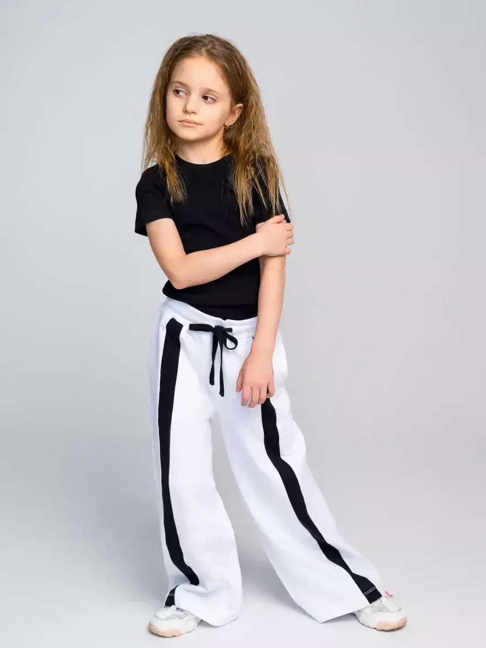 Костюм для девочки, футболка и брюки