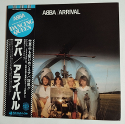 Винтажная виниловая пластинка ABBA Абба Arrival Dancing Queen (Japan 1977) (Obi)