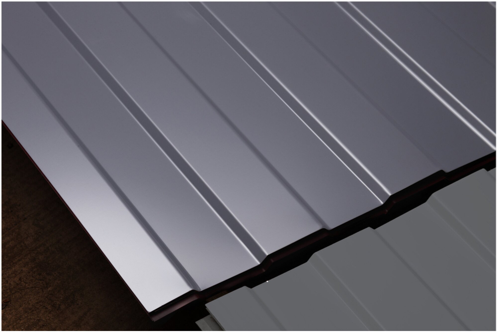 Профлист С8 для забора 1800/1200мм (Серый RAL 7024)