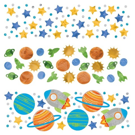 Конфетти «Космос», 3 вида, 34 г