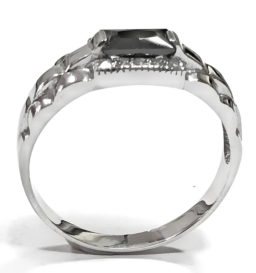 Ювелирное кольцо из серебра для мужчин,вставка фианиты,размер 20.5