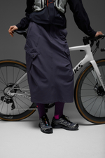 Юбка Nothomme Blue Raised-Knit Slant-Pocket Work Skirt "Gray Purple"