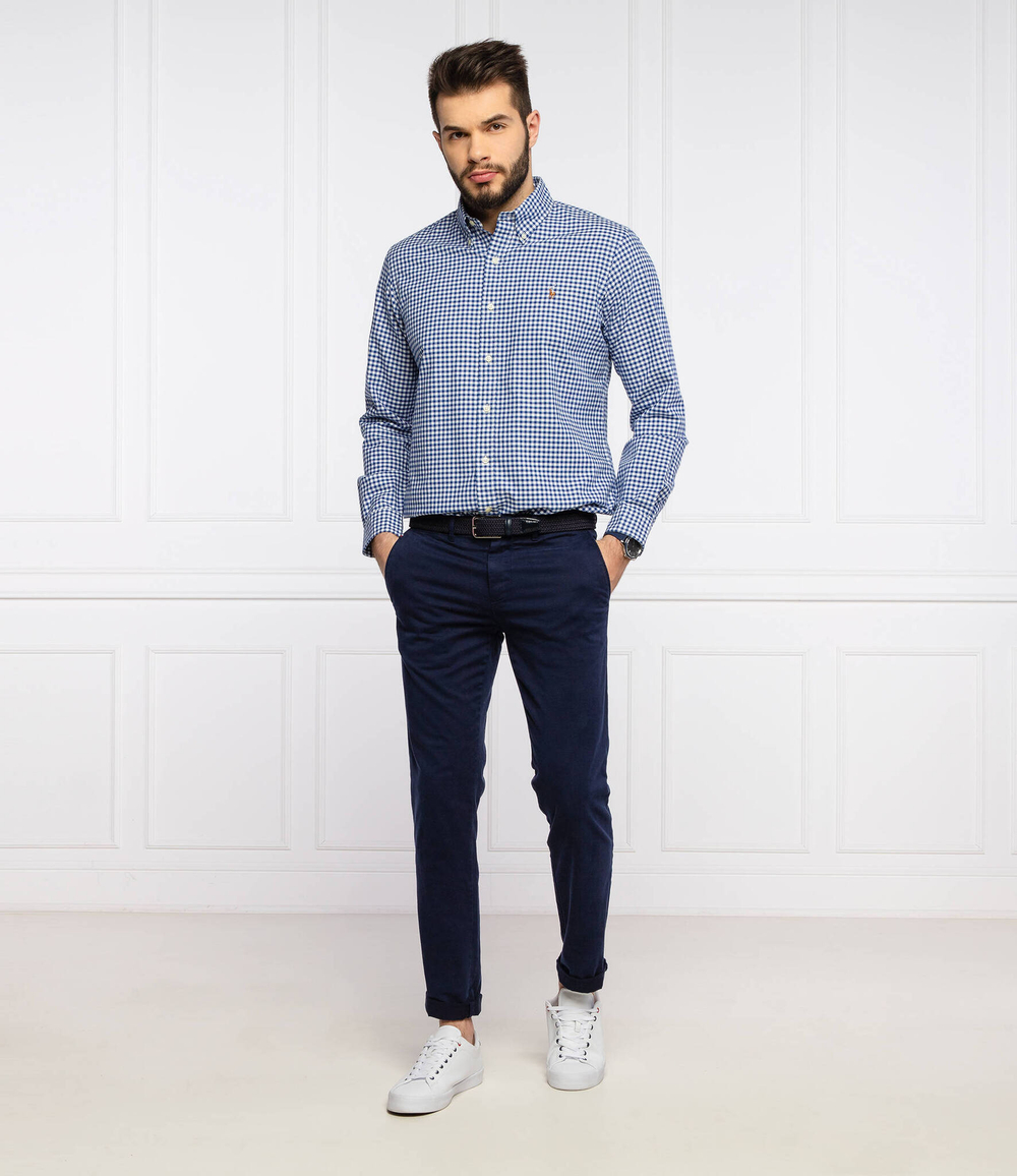 рубашка POLO RALPH LAUREN - темно-голубой(710792041)