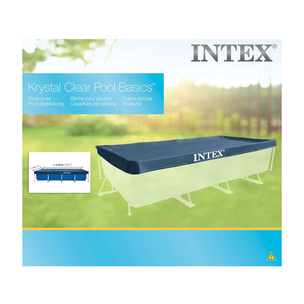Тент для каркасного бассейна Intex 28039, защитный чехол-накидка