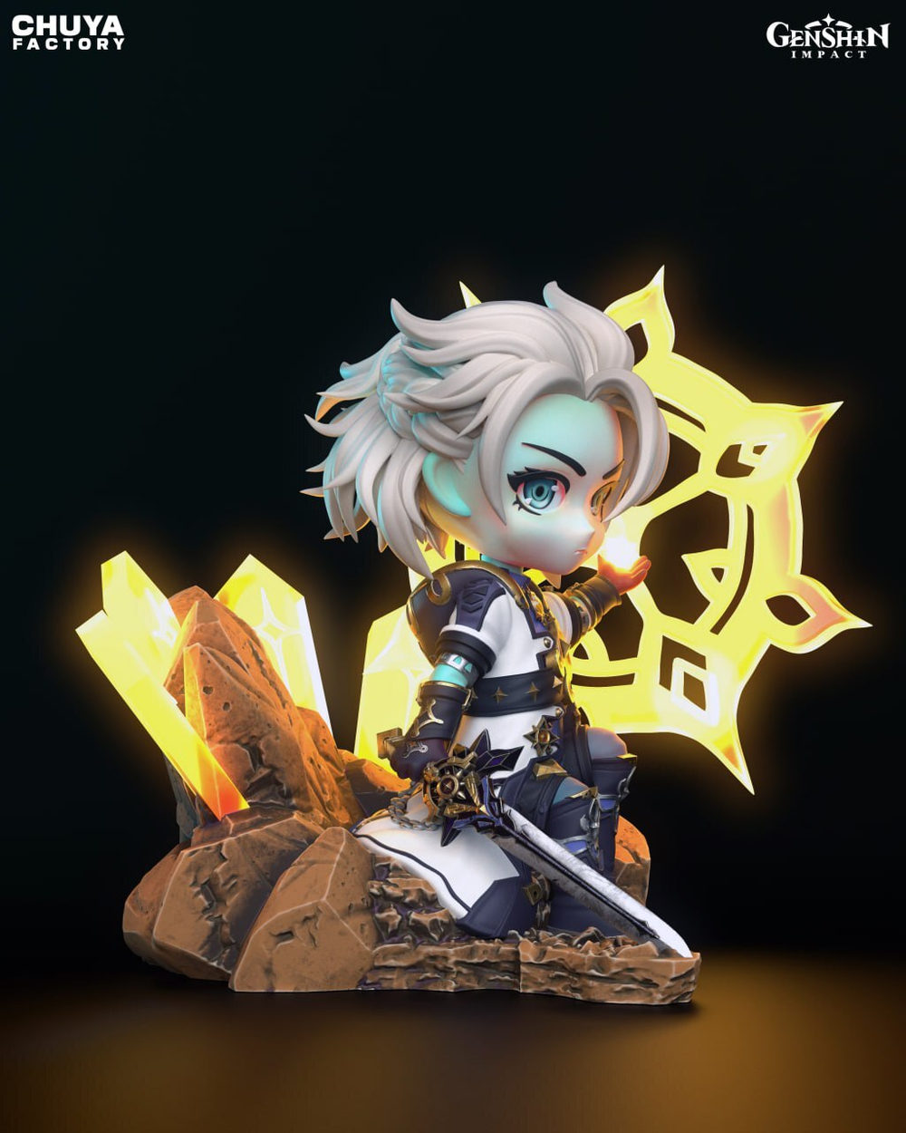 Альбедо Genshin Impact Фигурка Чиби
