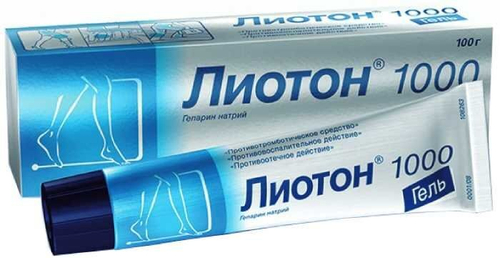 Лиотон 1000 гель для наружного применения 1000 ЕД/г 100г