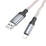 Кабель USB на Lightning Hoco U112 (grey) (Краснодар склад)