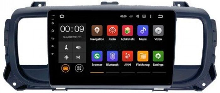 Магнитола для Peugeot Traveller/Expert, Citroen SpaceTourer/Jumpy, Opel Zafira Life/Vivaro - Airok RX-2907 Android 13, Быстрая, SIM-слот