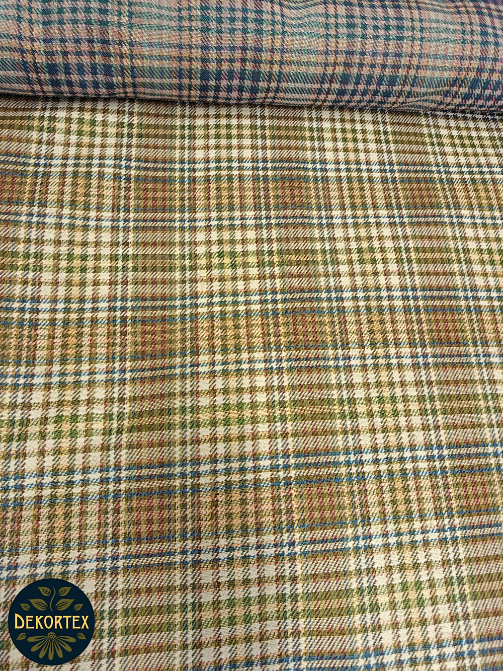Мебельная ткань гобелен на отрез "Виндзорская клетка" (ширина 160 см) цена за п/метр