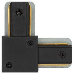 Коннектор ЭРА TR-1PA-LС-BK L-образный для однофазного шинопровода черный