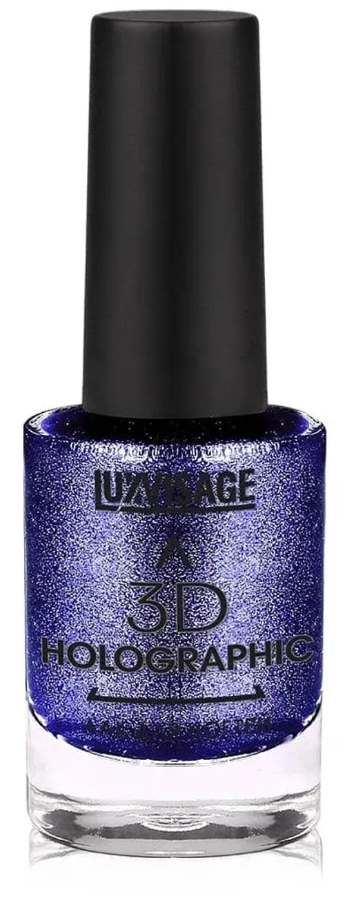 Lux Visage ЛАК для ногтей 3D Holographic тон 710 Синий сапфир 11мл