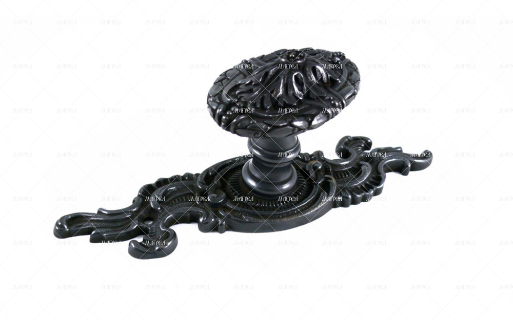 Черная ручка кноб классика