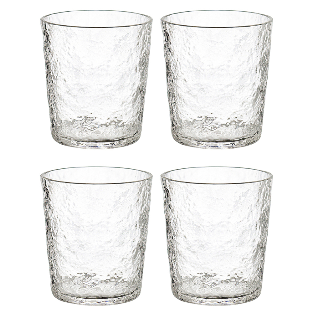 Набор стаканов из акрила arctic, 360 мл, прозрачный, 4 шт.