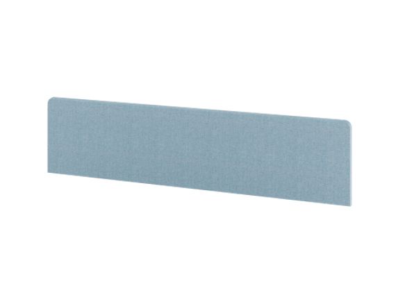 Экран фронтальный ЛДСП ткань Romeo 1500х370х32 512072-009 Скай