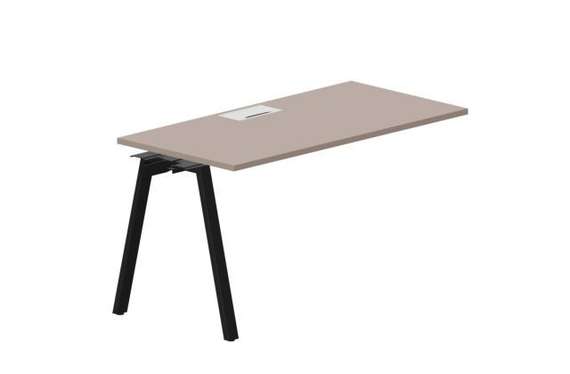 стол Arena 1380х680х750мм (металлический аутлет) - приставной элемент