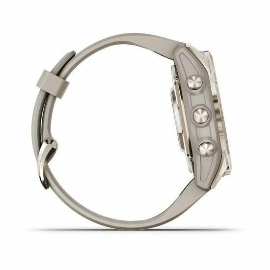 Часы Garmin Fenix 7S Pro - Sapphire Solar Edition, Soft Gold 010-02776-15