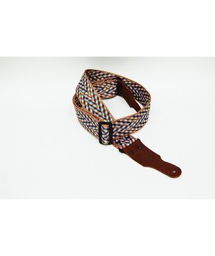 Ремень для гитары, хлопок, орнамент, Fidel FL9008CS Cotton Strong