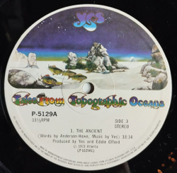 Винтажная виниловая пластинка LP Yes Tales From Topographic Oceans (Japan 1973) (No Obi)