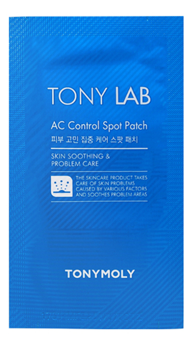 TONYMOLY  Патчи для проблемной кожи лица - TONY LAB AC control spot patch , 1г