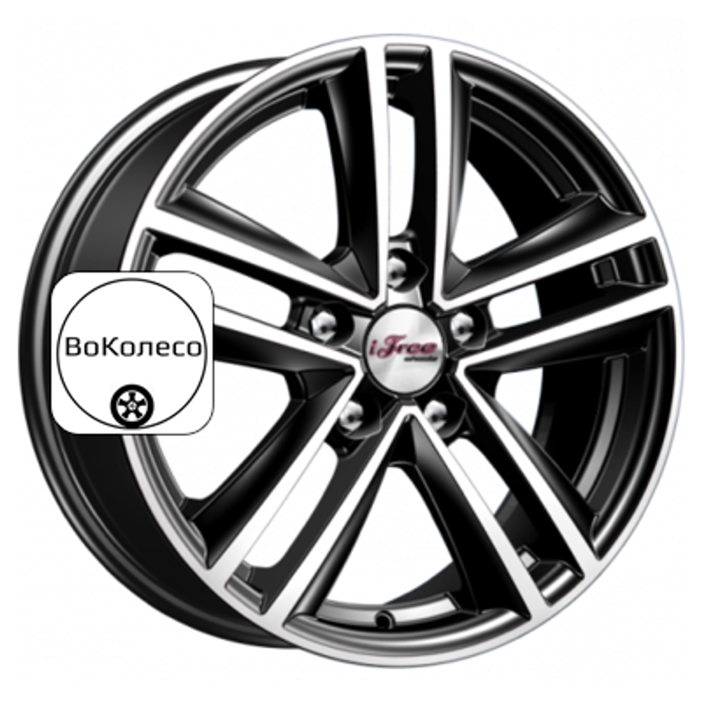 6,5x16/5x112 ET40 D57,1 Катар (КС885) Блэк Джек iFree
