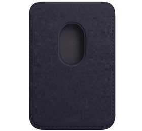 Чехол-бумажник для iPhone, кожа, тёмно синий