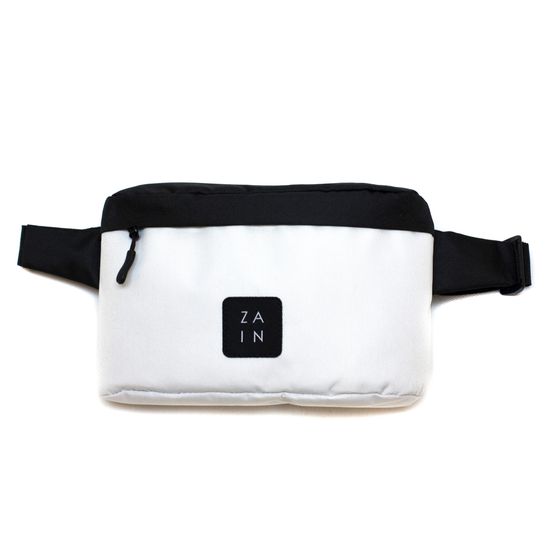 Поясная сумка ZAIN 234. Белый&Черный