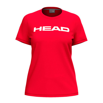 Футболка женская HEAD Club Original T-Shirt W 814845-RD-L, р.L, хлопок, полиэстер, эластан, красный