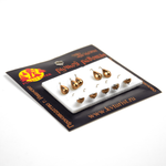 Мормышка вольфрамовая Forest River "Лодочка" с кембриком, Медь (0.7гр)