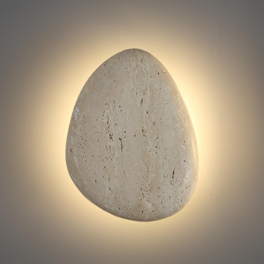 7034/8WL L-VISION ODL25 167 Настенный светильник светильник металл/камень IP20 1*8W 3000K 220V TRAVERTINO