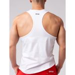 Мужская майка борцовка белая Opium R141