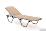 Шезлонг Biotza Dias алюминиевый, бежевый
