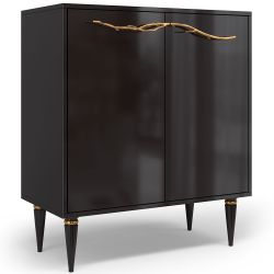 Комод Арт Колор Классик Голд с 2 полками Терпкий коричневый