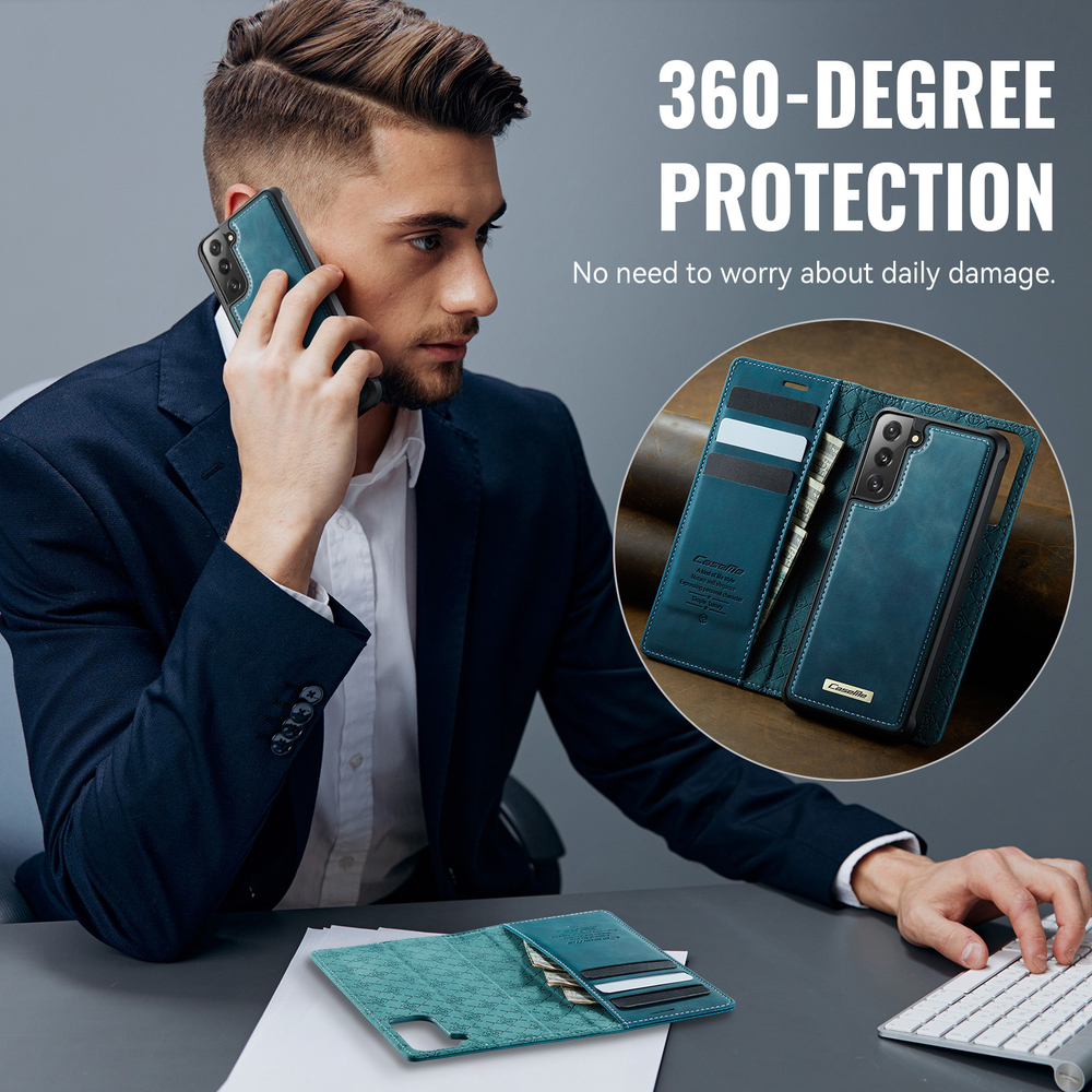 Чехол-кошелек CaseMe 2 in 1 MagSafe Samsung Galaxy S21 FE