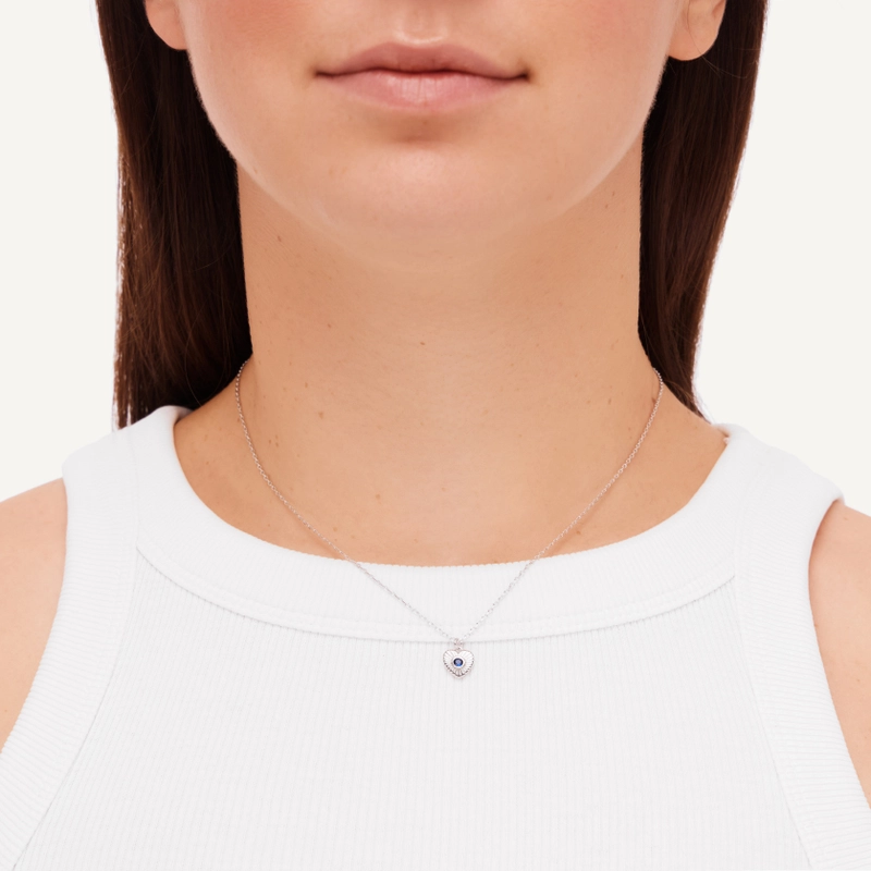 Колье Глубоко в Сердце – Серебро