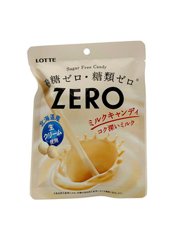 Драже Zero без сахара Молочное, Lotte, 50гр