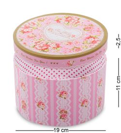 WF-41-B Набор коробок из 3шт «С наилучшими пожеланиями» цв.розовый