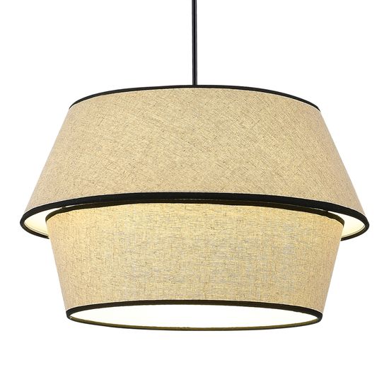 SL1354.413.01 Светильник подвесной ST-Luce Черный/Бежевый, Черный E27 1*40W JACKIE