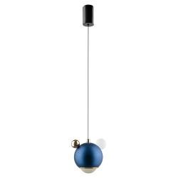 Светильник подвесной Crystal Lux AMIGO SP LED BLUE