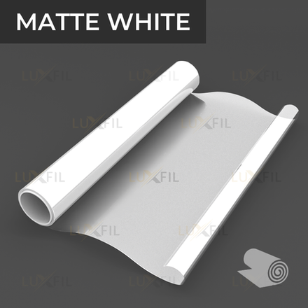 Пленка для окон декоративная MATTE WHITE LUXFIL, рулон (размер 1,83x30м.)