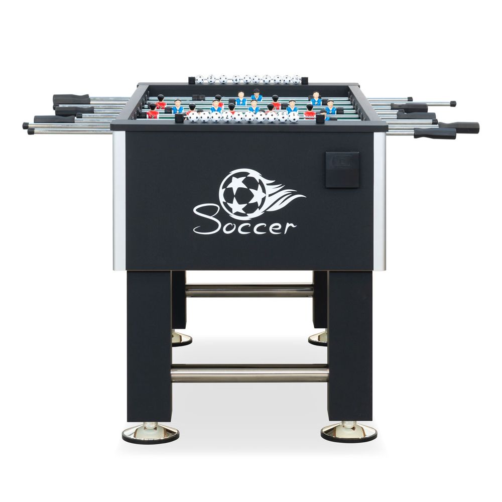 Игровой стол - футбол "Roma 8" (черный)