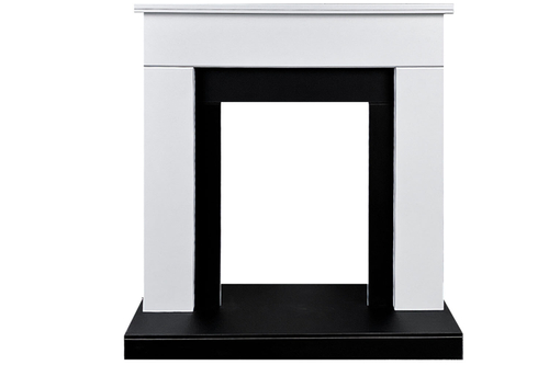 Портал Royal Flame Bergen (Разборный) - Белый с черным (Ширина 900 мм)