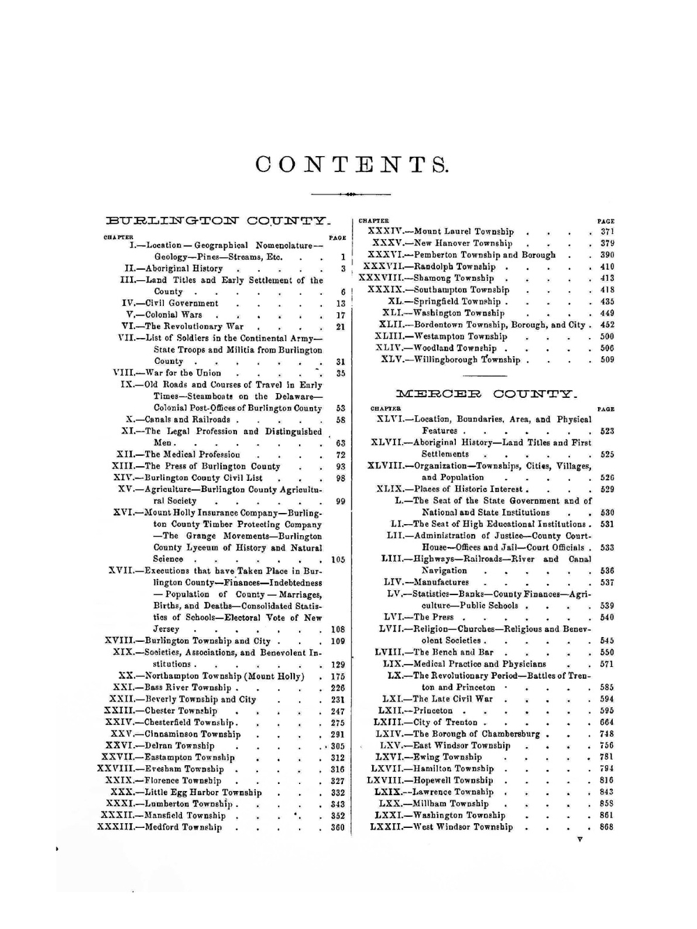 History of Burlington and Mercer Counties, New Jersey. with biographical sketches of many of their pioneers and prominent men | E.M. Woodward