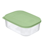 Контейнер для продуктов "Verona" прямоугольный 0,6л с гибкой крышкой (зеленый)