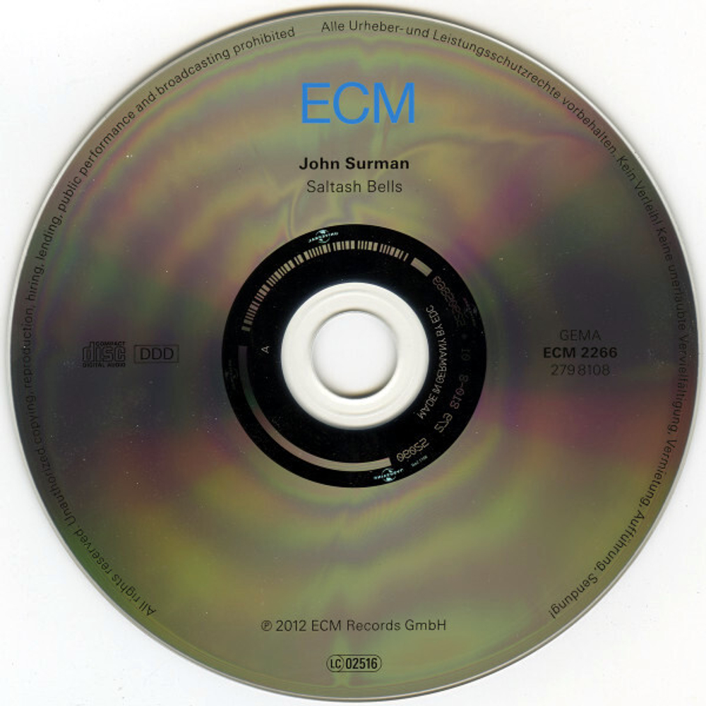 John Surman / Saltash Bells (CD)