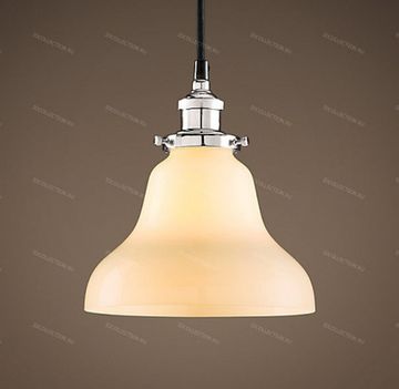 replica  20TH C. FACTORY FILAMENT MILK GLASS BOULANGERIE Restoration Hardware