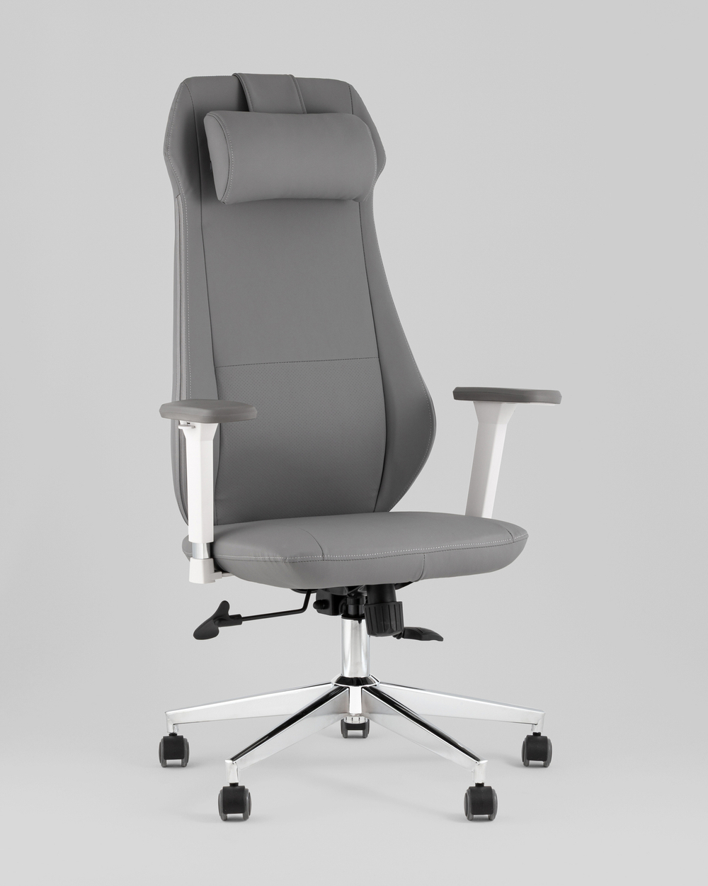 Кресло руководителя TopChairs Trophey серый