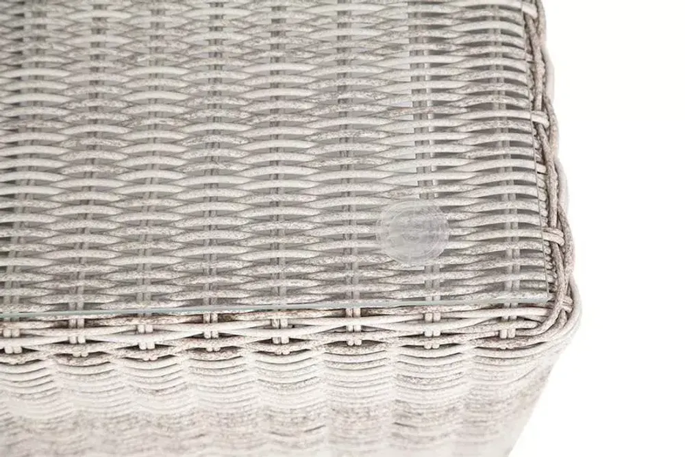 "Кон Панна" столик журнальный из искусственного ротанга, цвет бежевый