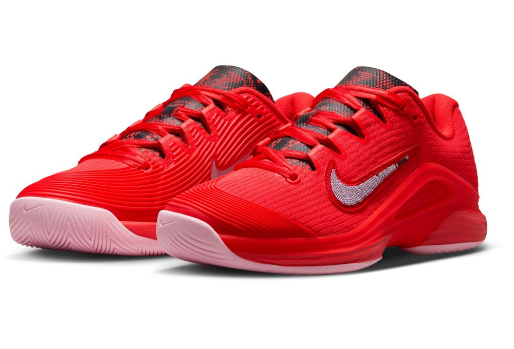 Женские Кроссовки теннисные Nike Zoom Vapor 12 Premium - light crimson/pink foam/black/white