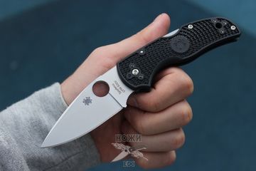 Складной нож Spyderco Native 5 C41PBK5 c клинком из стали CPM-S30V, рукоять FRN